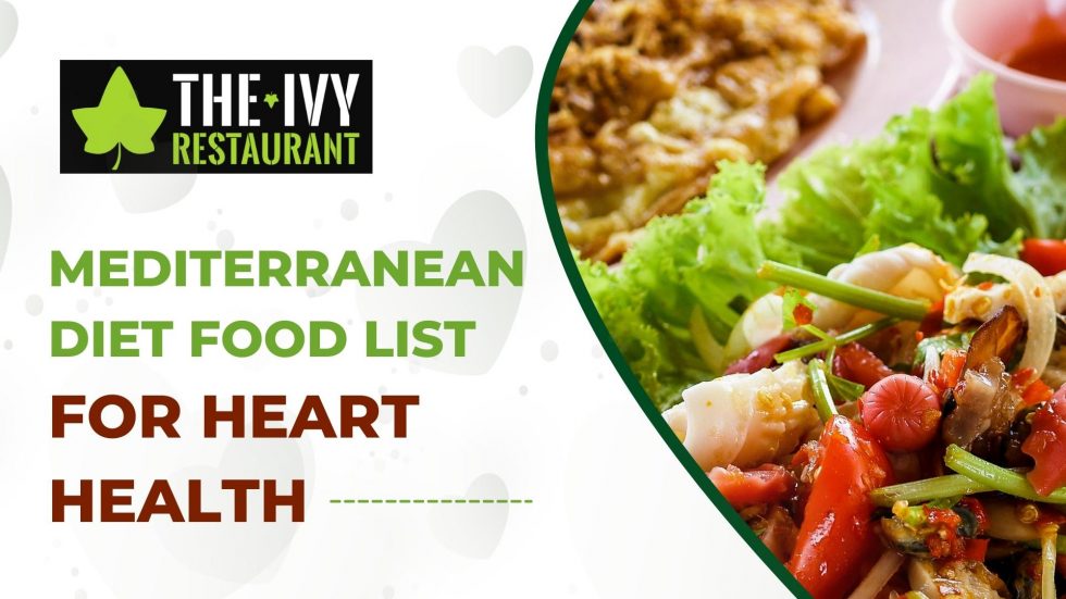 Mediterranean Diet Food List For Heart Health